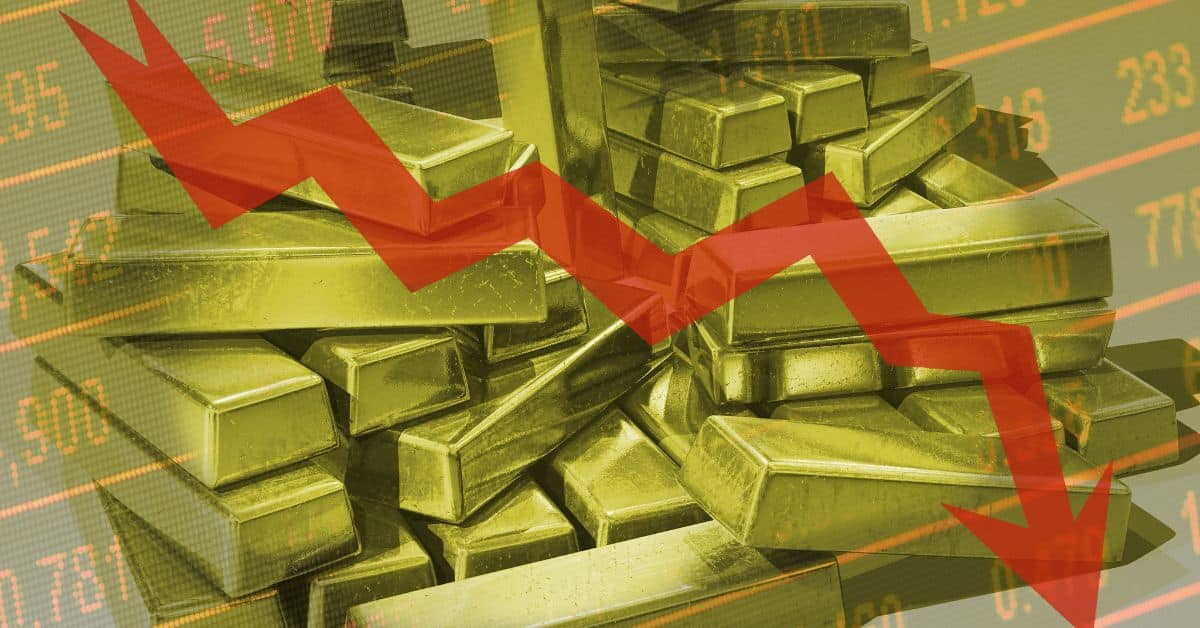 تفسير هبوط اسعار الذهب 